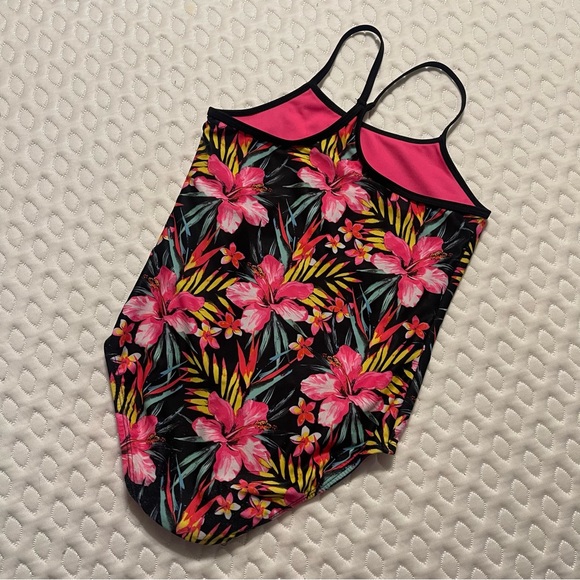 Hurley Girls' One-Piece Swimsuit black (hyper pink) - Picture 6 of 8